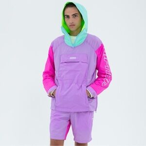 Rip-N-Dip Flo Res Anorak Jacket Windbreaker Color Block (Multi Color)